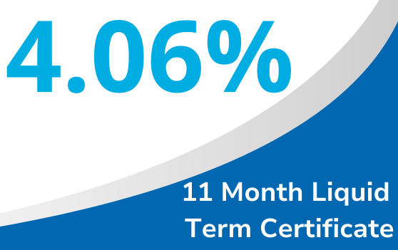 4.06% 11 month liquid certificate