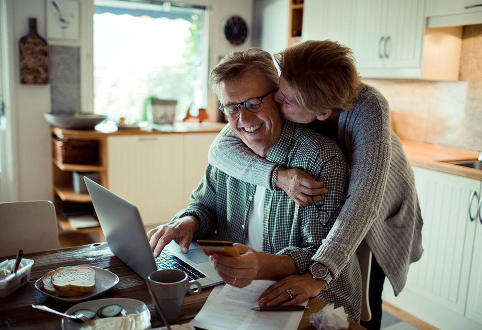 Family working on boosting their credit score