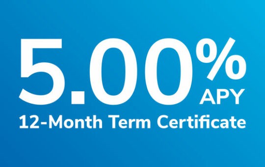 5.00% 12 month certificate
